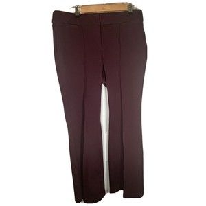 Lane Bryant Burgundy  Maroon Dress Slack Work Pants size 14